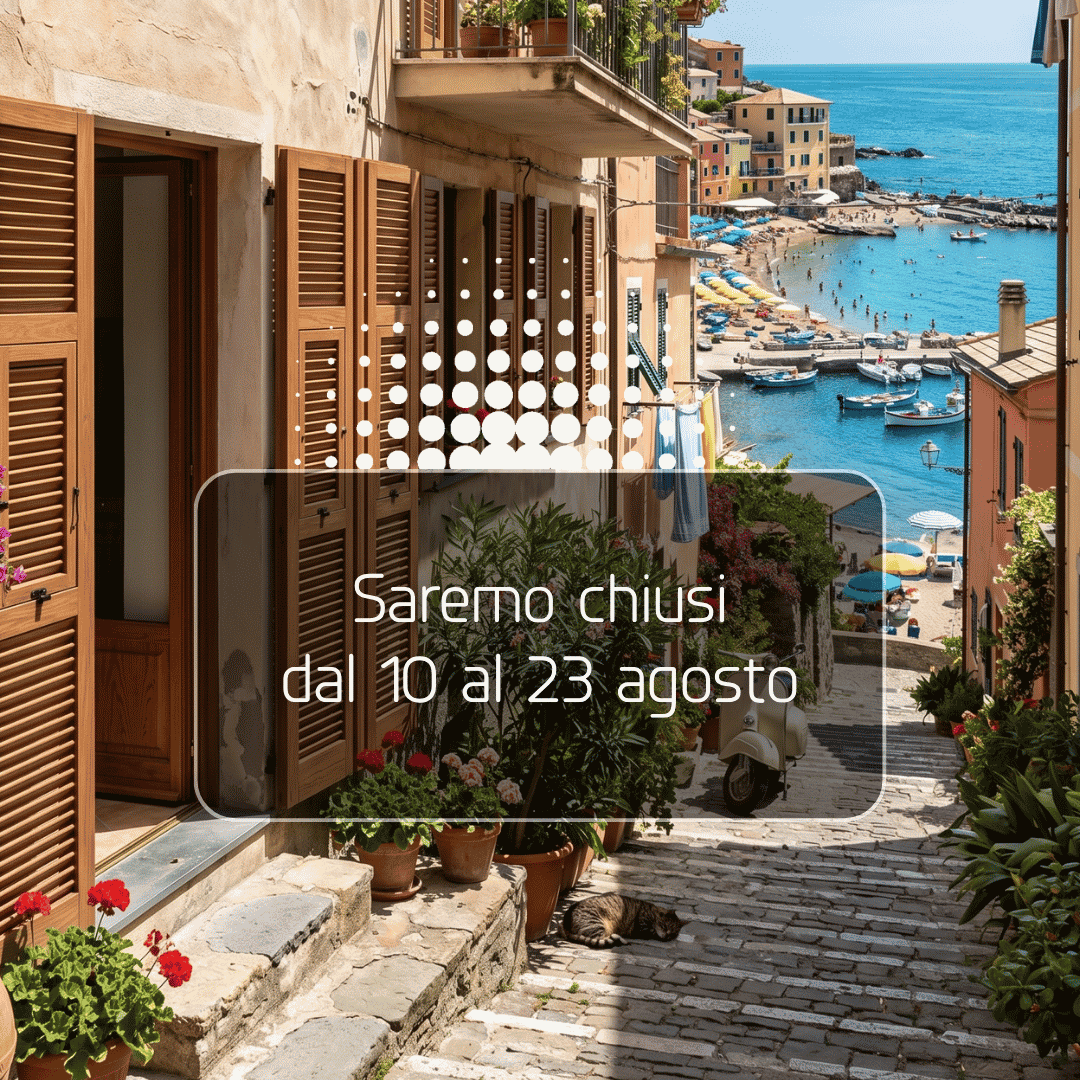 Punto Persiane will be closed for the summer break from August 10th to 23rd, 2026. Plan your orders in advance to avoid delays.